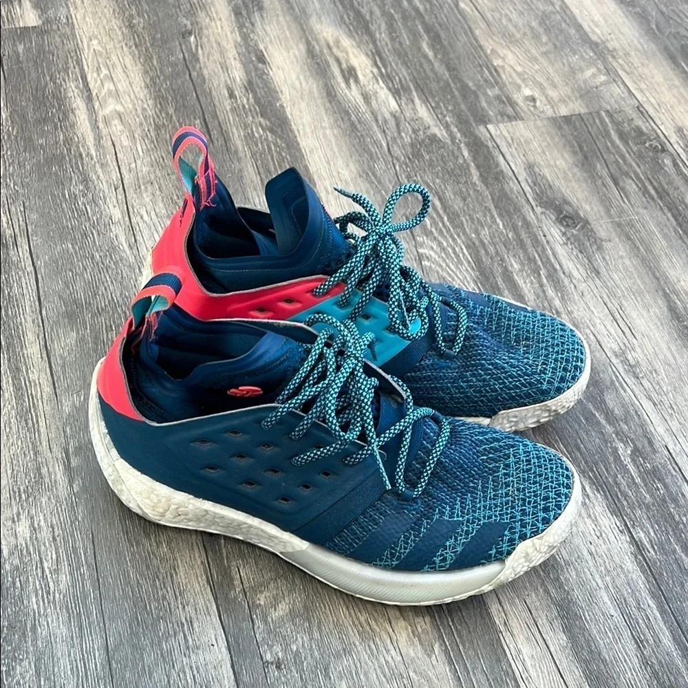 Adidas Harden Blue and red Athletic Sneakers men’s size 7.5